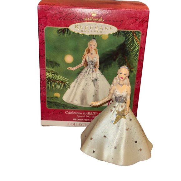 Hallmark Other - Hallmark Keepsake Ornament Celebration Barbie 2001 Special Edition Christmas Tre